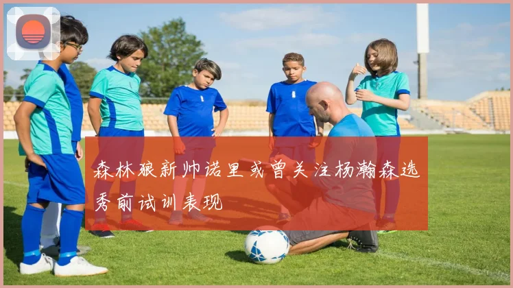 森林狼新帅诺里或曾关注杨瀚森选秀前试训表现