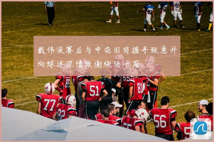 戴伟浚赛后与申花旧将握手致意并向球迷深情致谢绕场一周